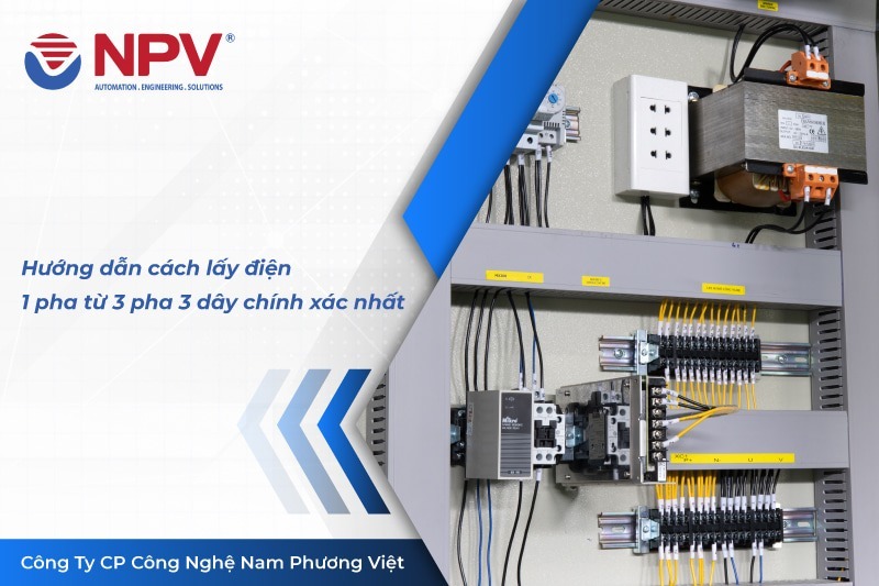 47 lay dien 1 pha tu 3 pha | Nam Phương Việt