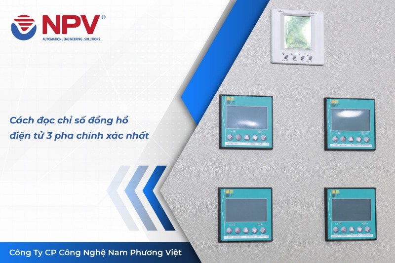 48 cach doc dong ho dien tu 3 pha | Nam Phương Việt