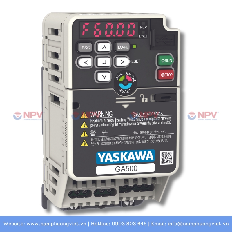 Biến tần Yaskawa GA500 với thiết kế nhỏ gọn