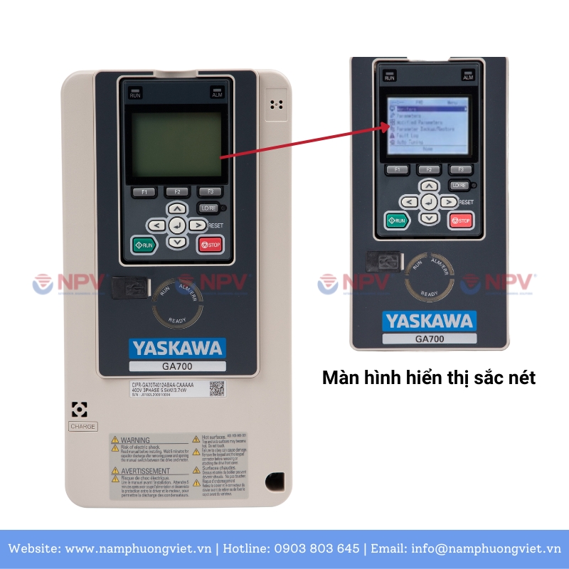 Tính năng của biến tần Yaskawa GA700 mang lại quy cách sử dụng hiệu quả