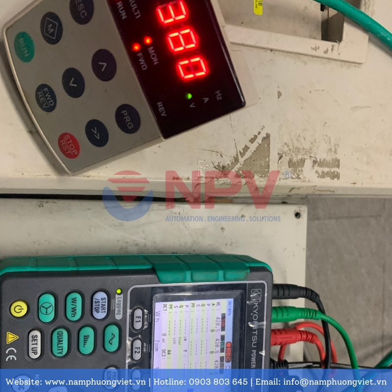 Kiểm tra lại sau khi sửa chữa biến tần