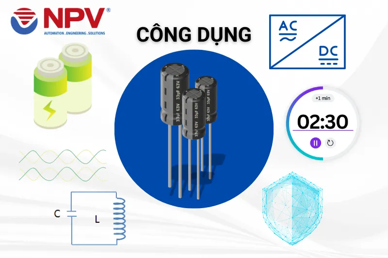 Công dụng của tụ điện