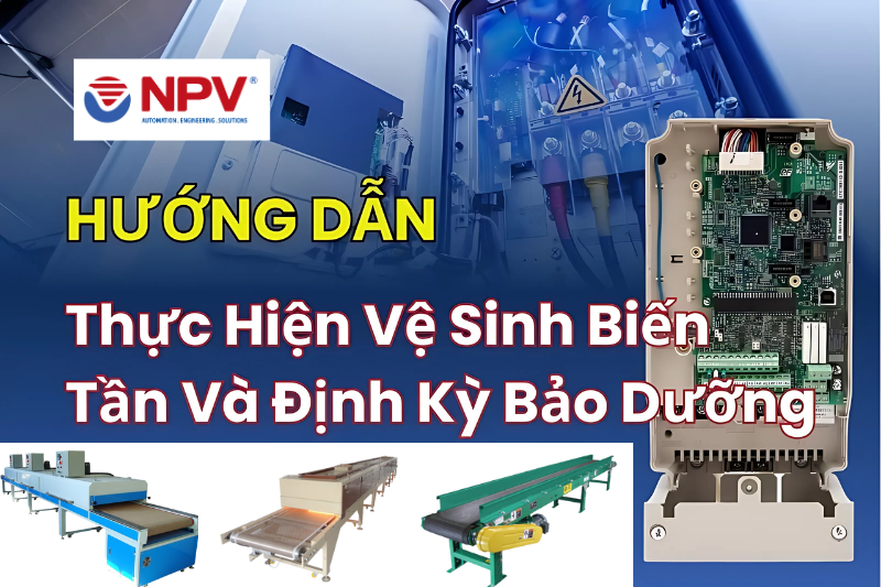 vệ sinh biến tần dùng cho băng tải định kỳ