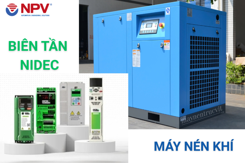 Biến tần Nidec cho máy nén khí