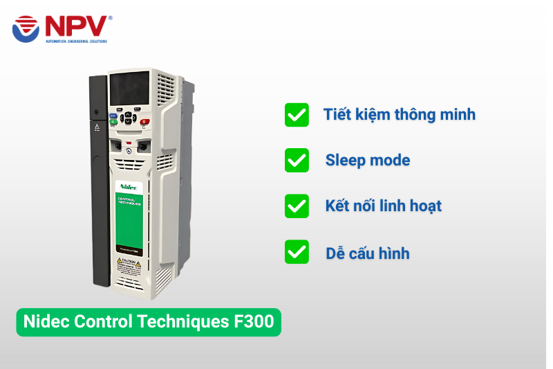Biến tần NIDEC F300 cho hệ thống HVAC