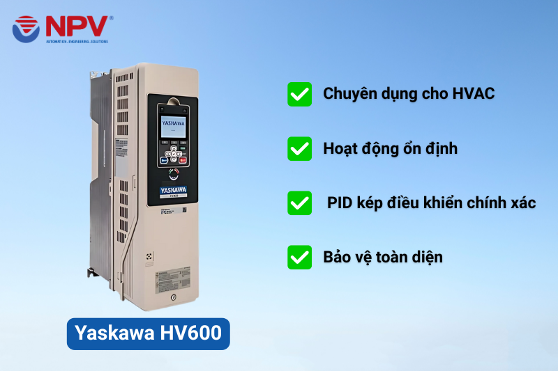 Biến tần yaskawa hv600 cho hệ thống HVAC