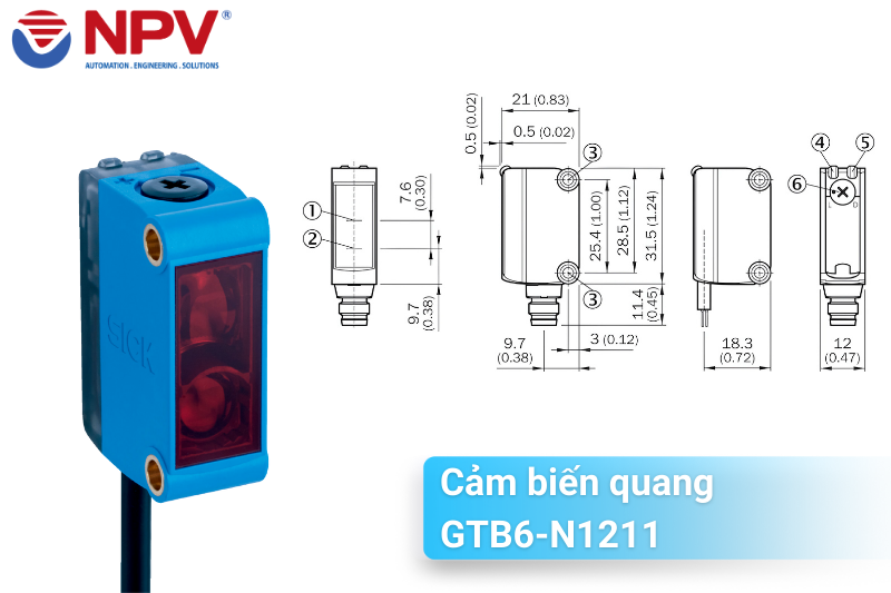 Cảm biến quang điện GL6-N1111