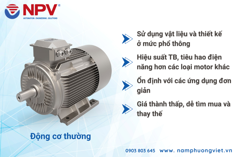 Một số đặc điểm nổi bật của động cơ thường