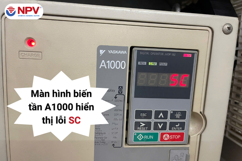 Lỗi biến tần Yaskawa A1000 - SC